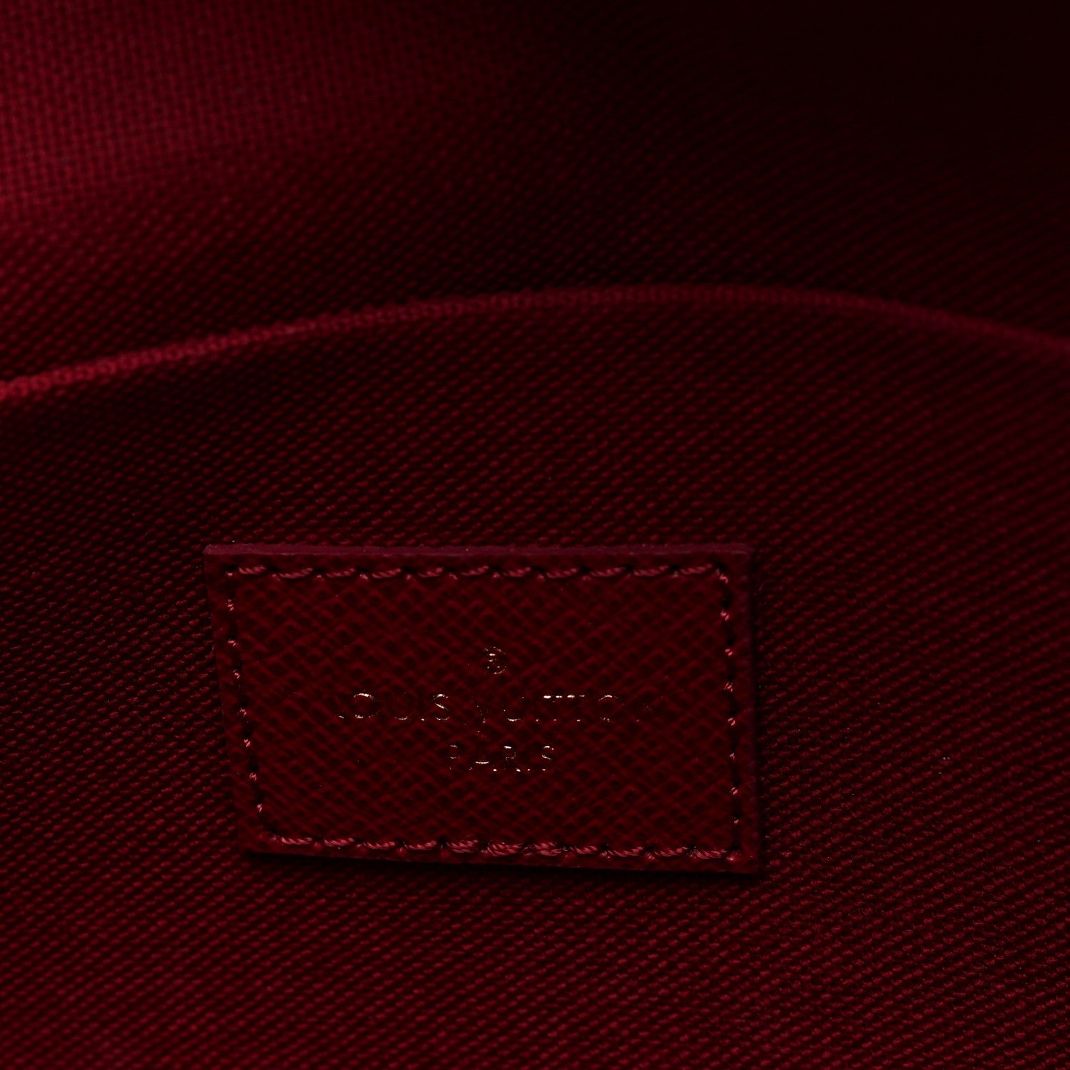 Monogram Pochette Felicie Chain Wallet Fuchsia