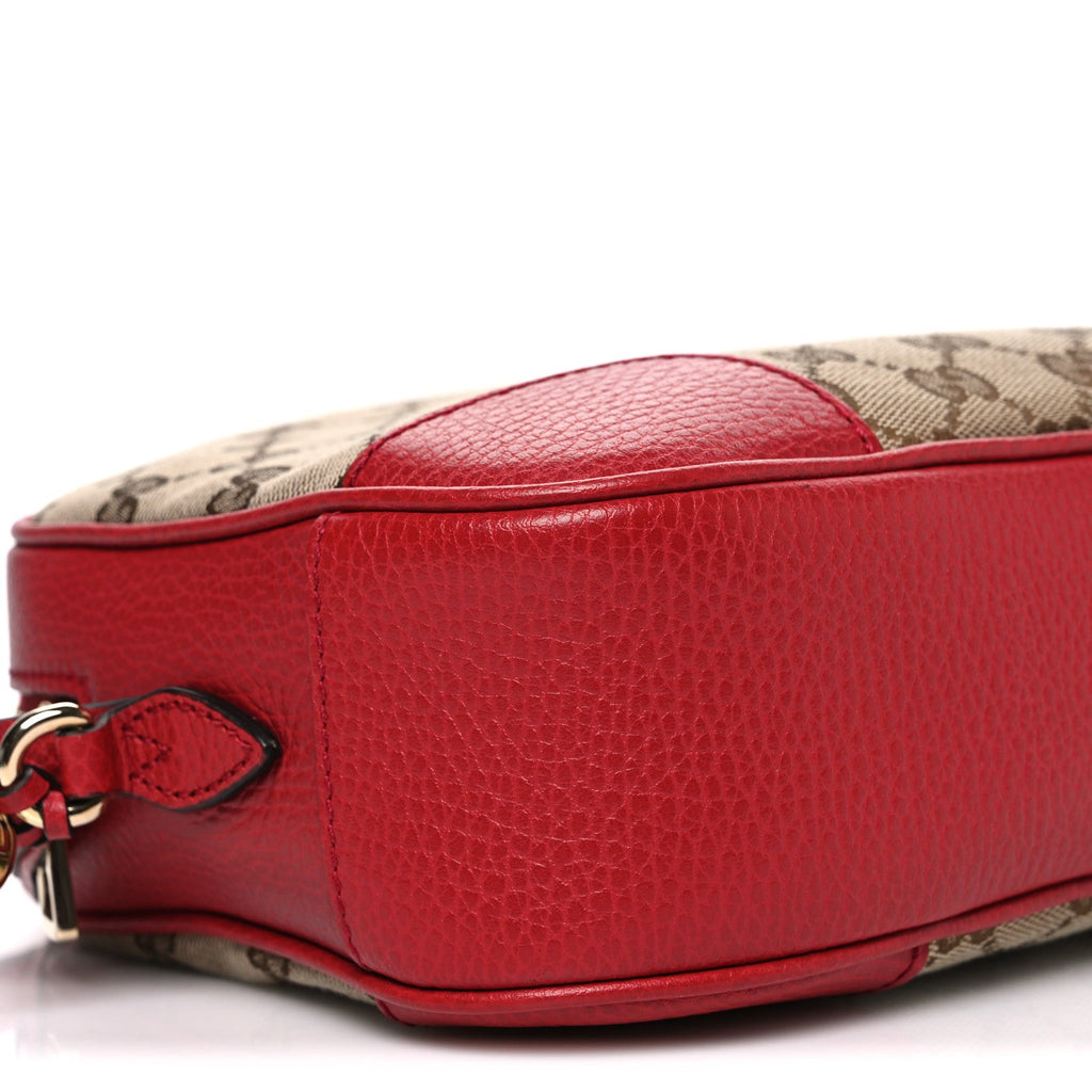 Monogram Mini Bree Messenger Bag Red