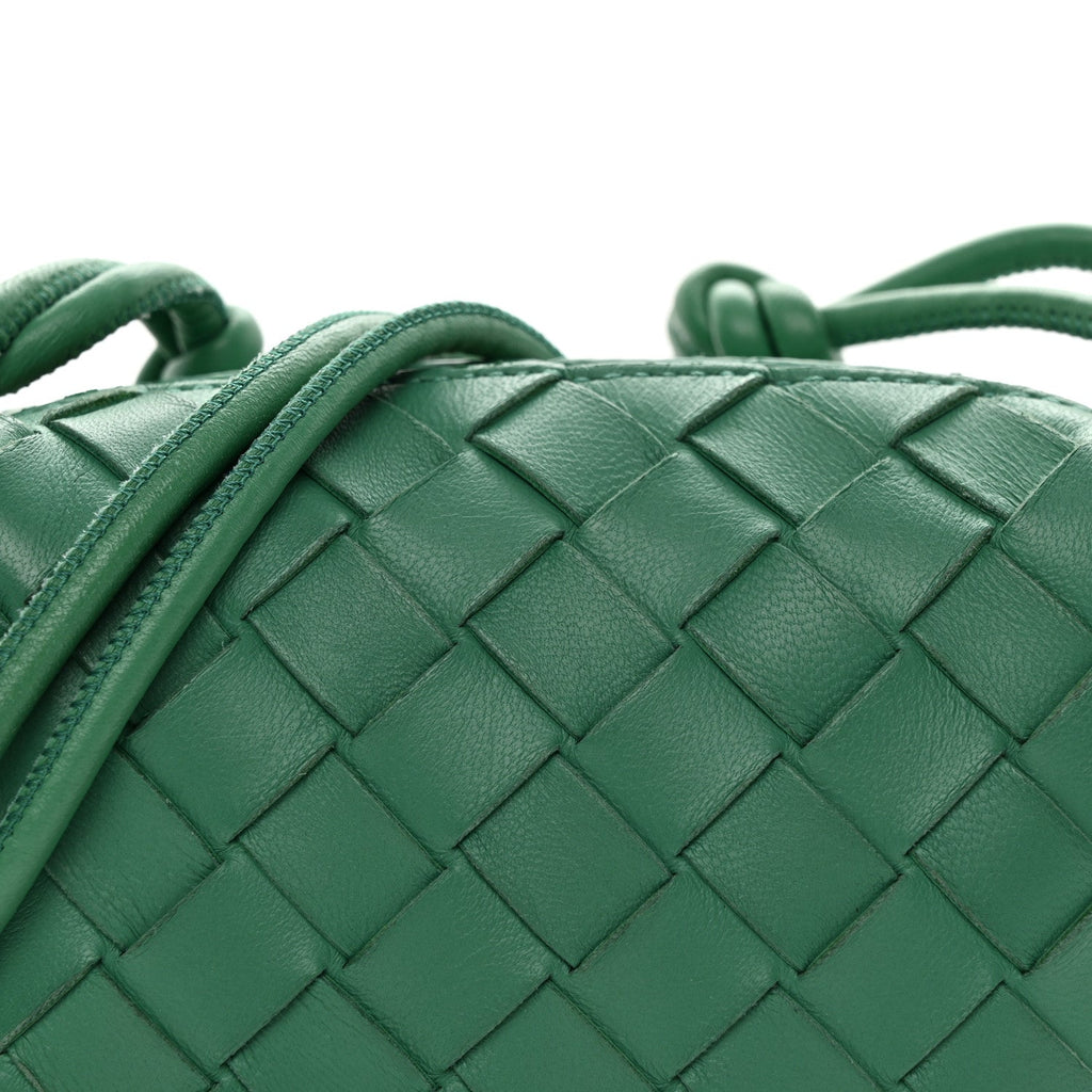 Nappa Intrecciato Candy Loop Camera Bag Mermaid