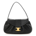 Supple Grained Calfskin Medium Polly Black