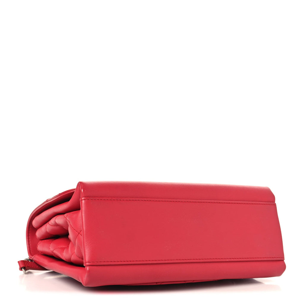 Calfskin Small Tramezzo Flap Red