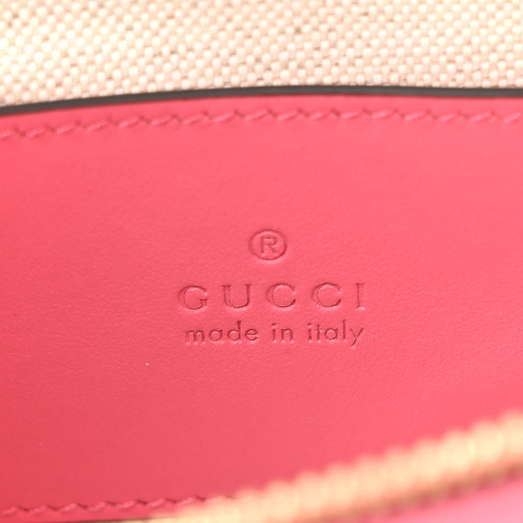 Calfskin GG Matelasse Mini Top Handle Bag Rhodamine Pink