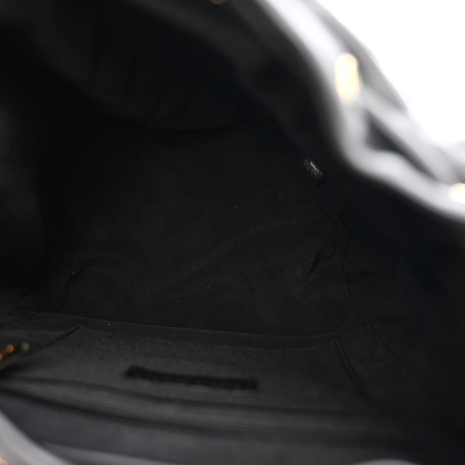 Calfskin Quilted Small Urban Spirit Backpack Black