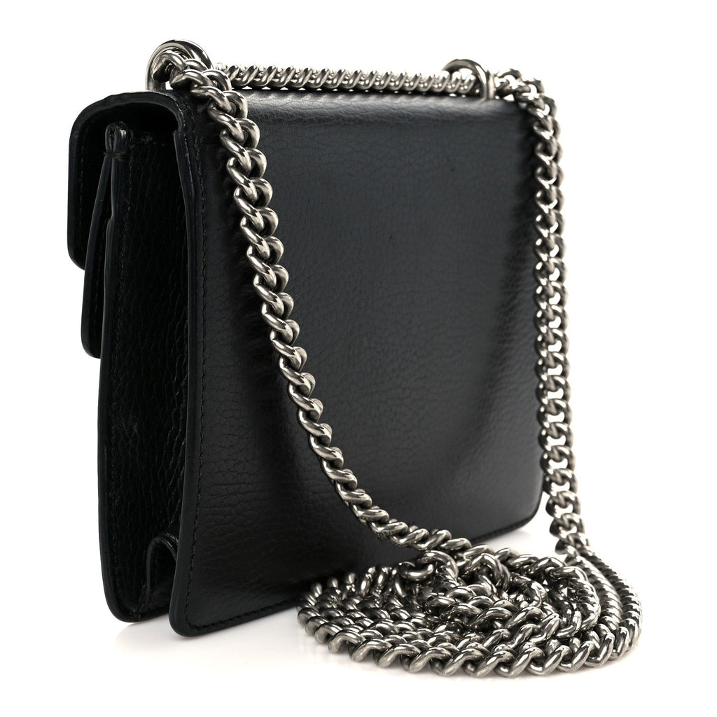 Calfskin Mini Dionysus Shoulder Bag Black