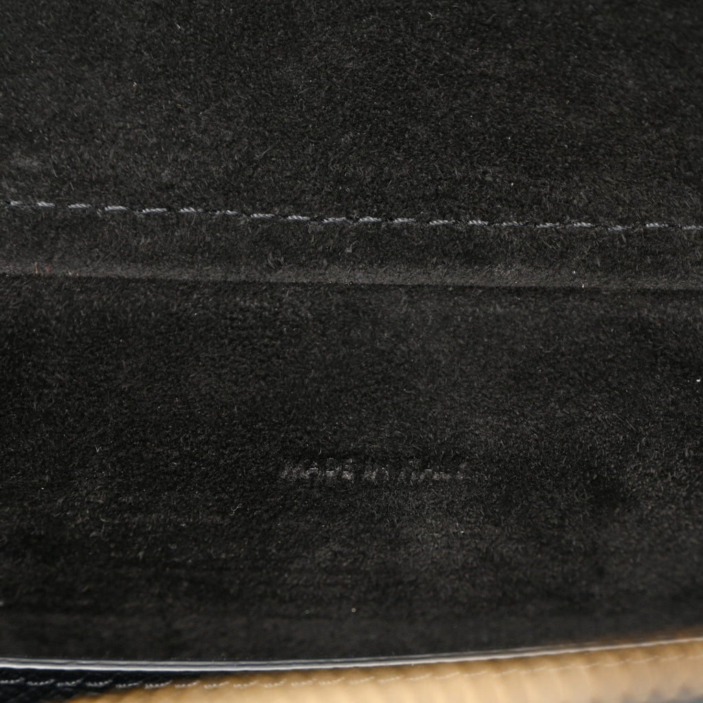Grained Calfskin Micro Belt Bag Black