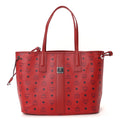 Visetos Medium Liz Reversible Shopper Tote Candy Red