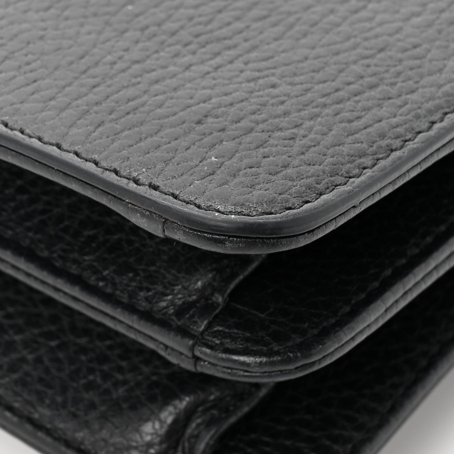 Dollar Calfskin Small Interlocking G Shoulder Bag Black