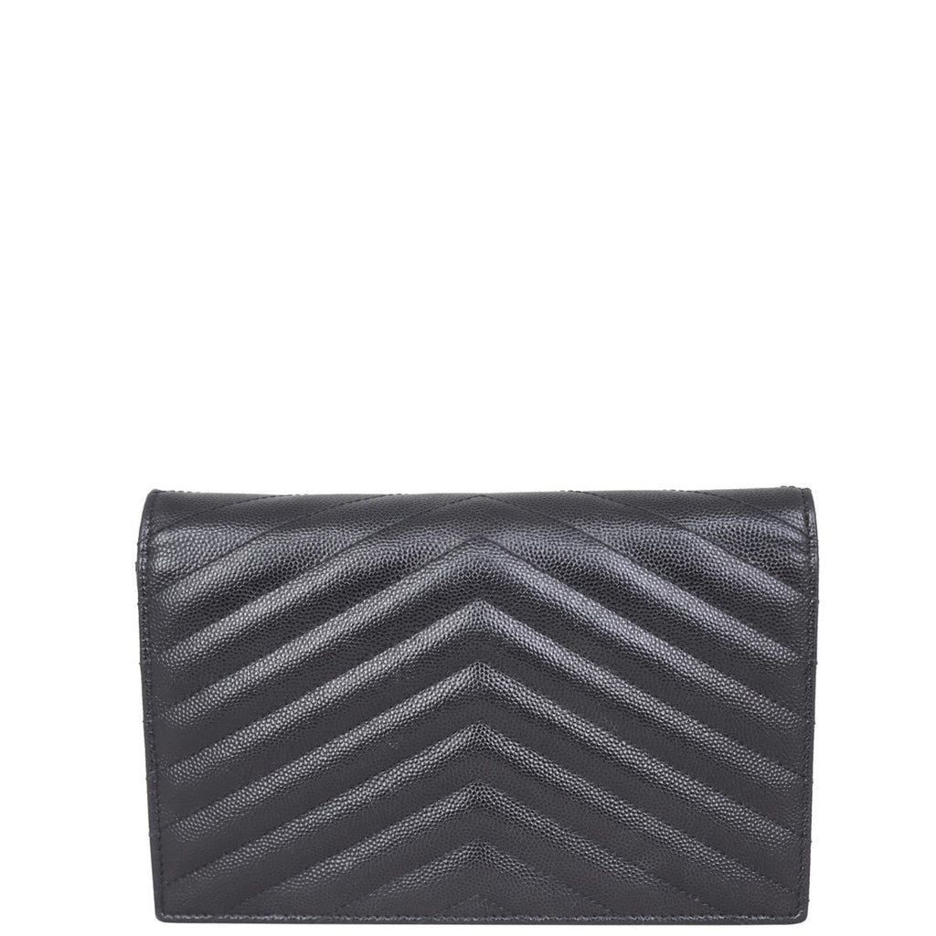 Saint Laurent Monogram Envelope Chain Wallet