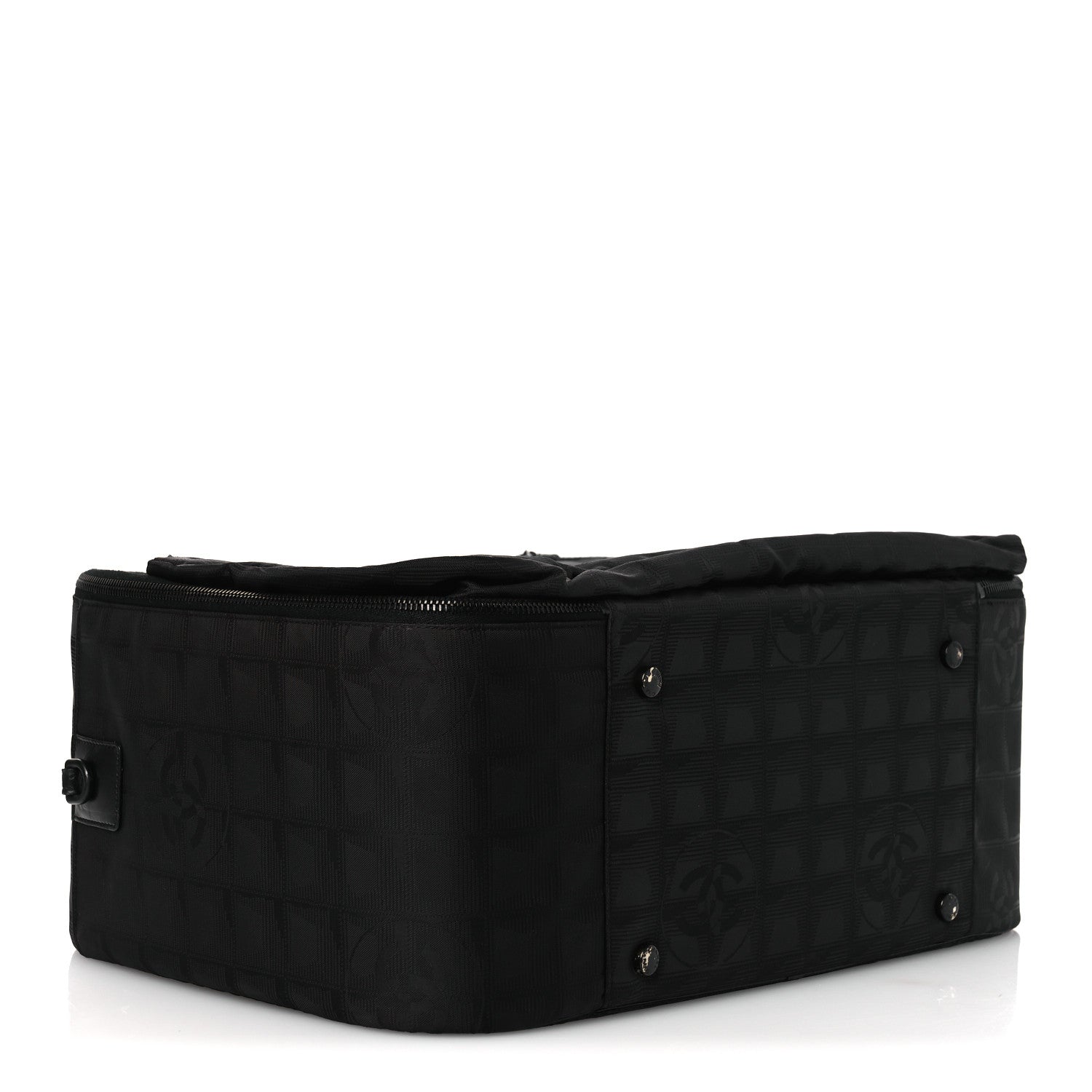 Nylon Travel Shoulder Bag Black
