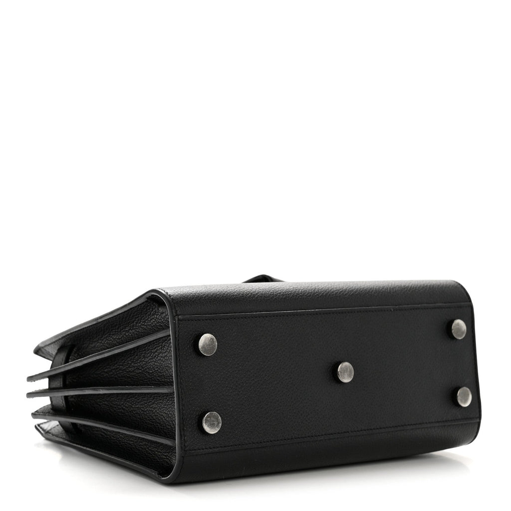 Calfskin Nano Sac De Jour Black
