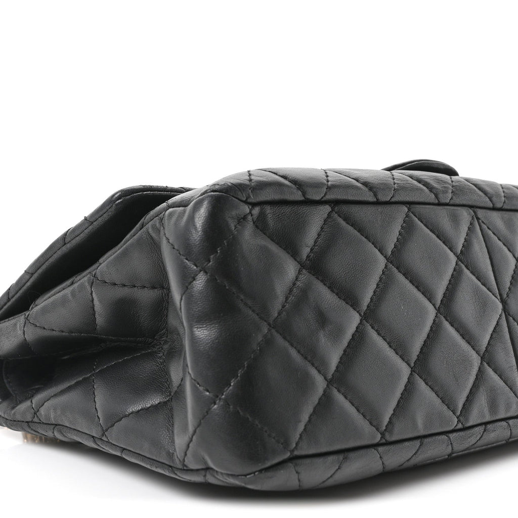 Calfskin Quilted 2.55 Paris Shanghai China Doll Reissue 227 Flap Black