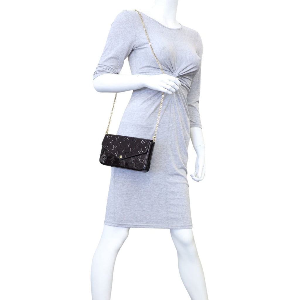 Louis Vuitton Pochette Felicie Monogram Vernis