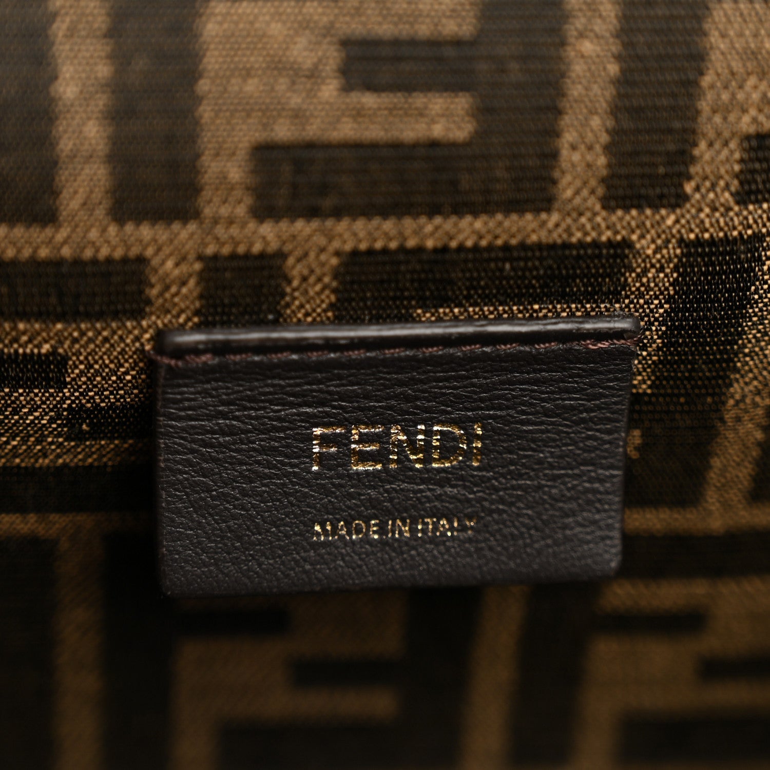 Shiny Nappa Small Fendi First Dove Gray