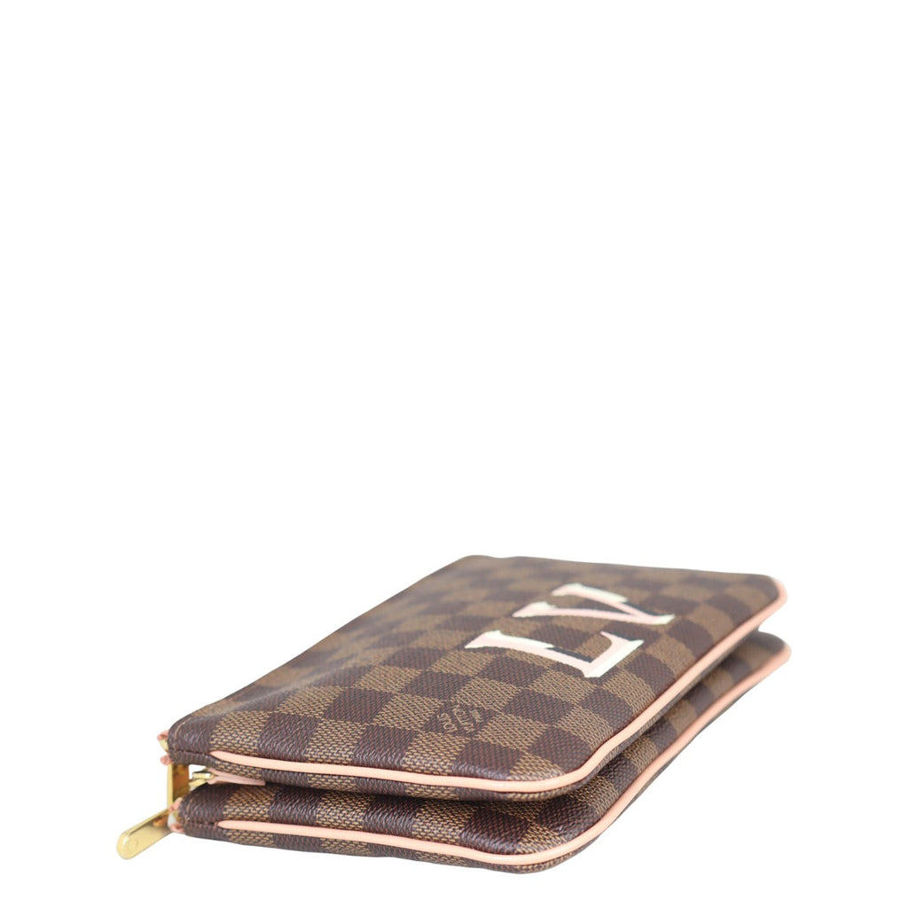 Louis Vuitton Double Zip Pochette Damier Ebene