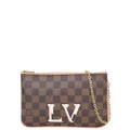 Louis Vuitton Double Zip Pochette Damier Ebene