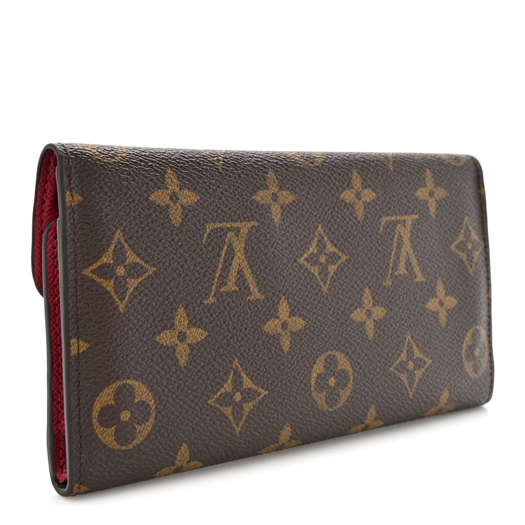 Monogram Josephine Wallet Fuchsia