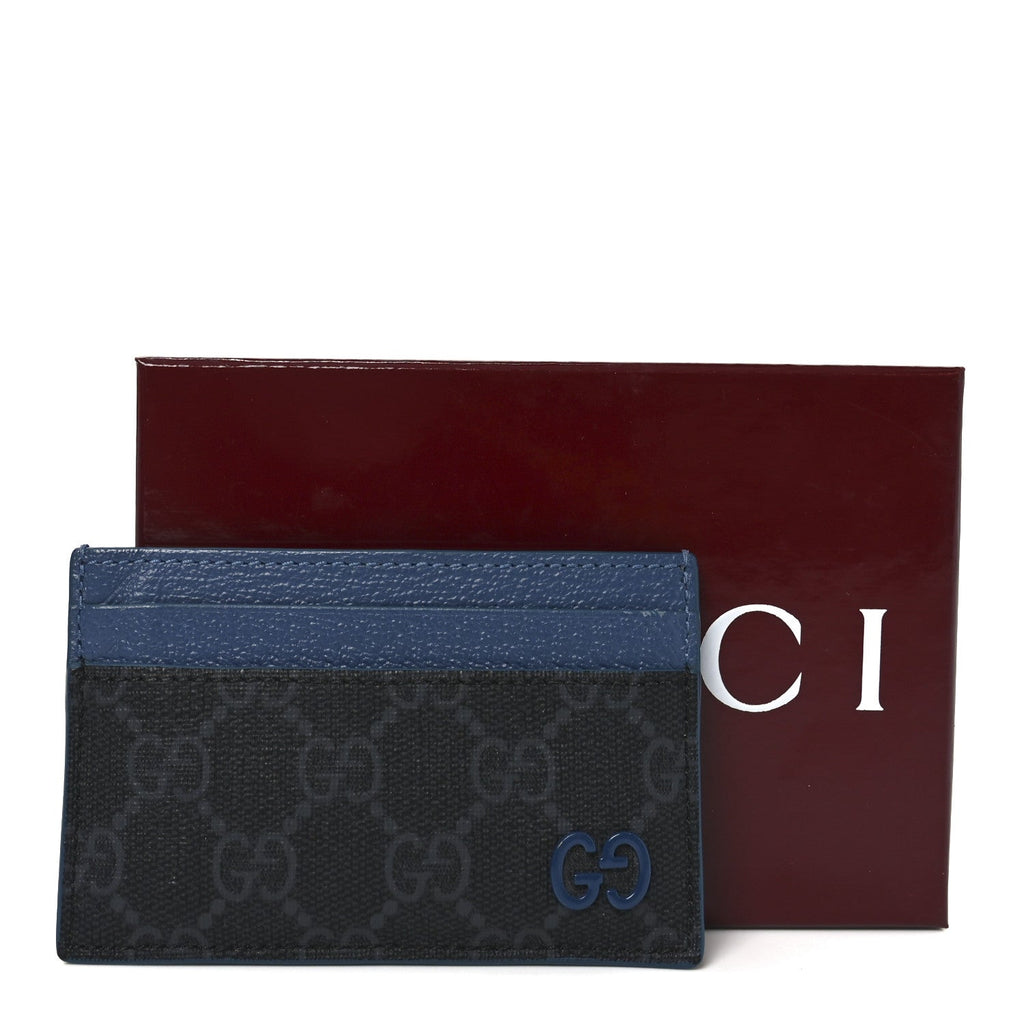 GG Supreme Monogram Bi-Color  Holder