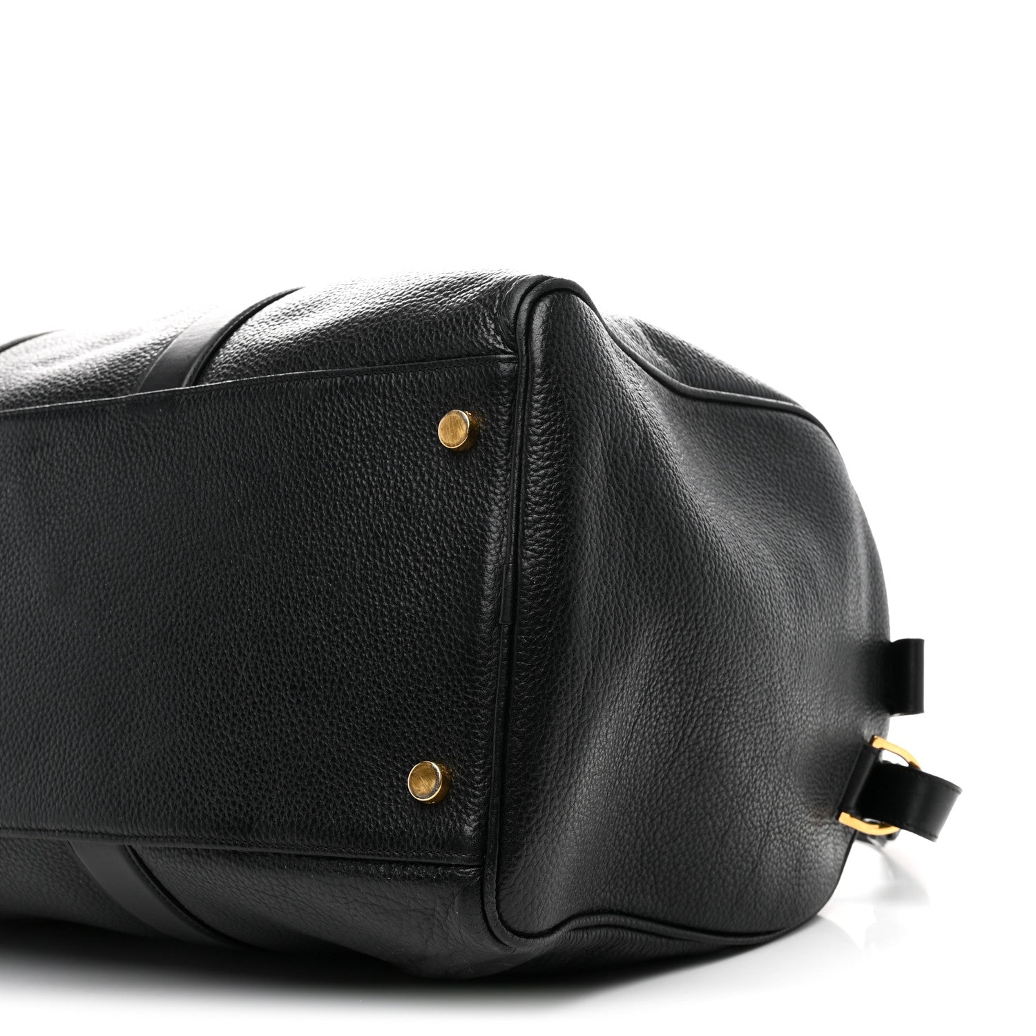 Calfskin Buckley Duffle Bag Black