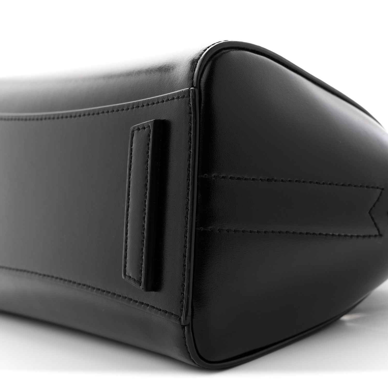 Shiny Lord Calfskin Mini Antigona Black