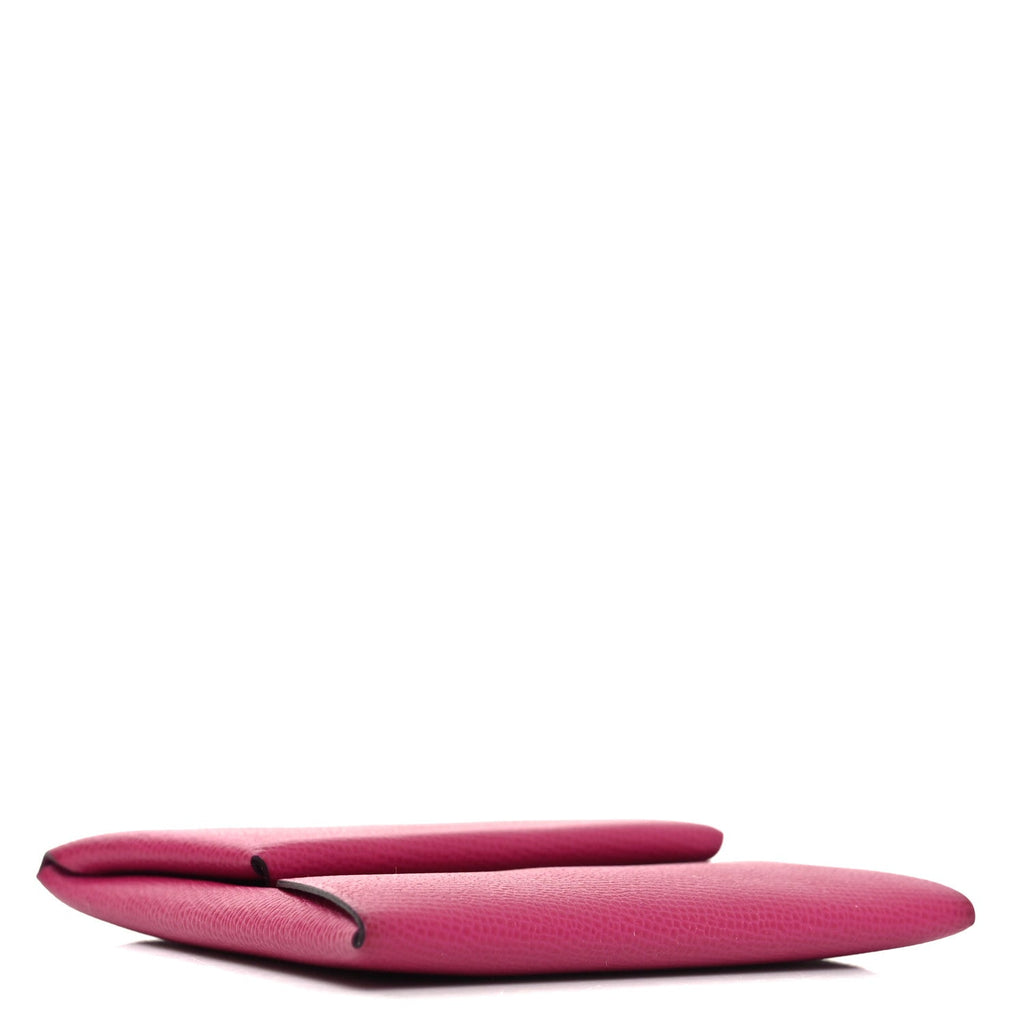 Madame Calfskin Bastia Coin Purse Rose Pourpre