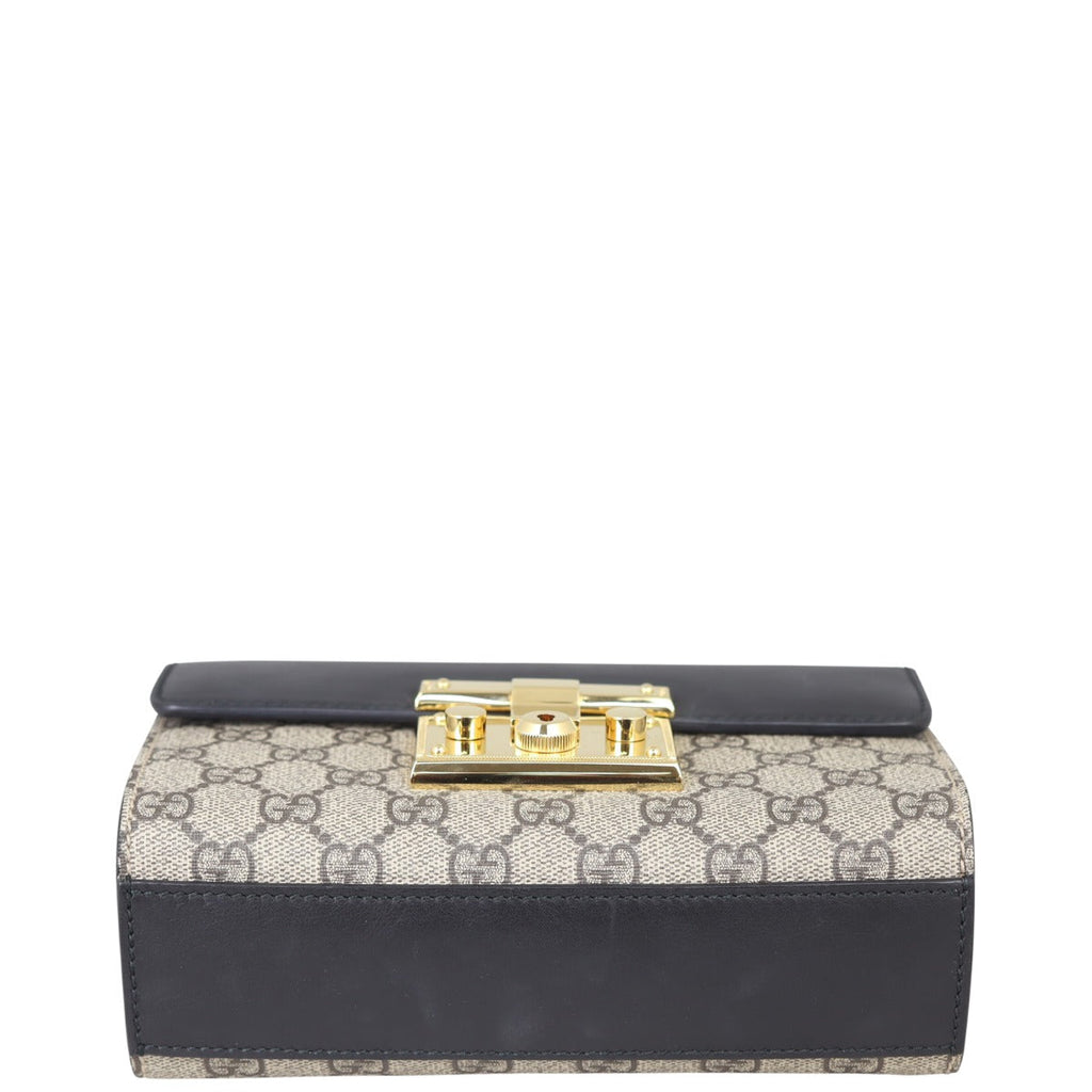 Gucci GG Supreme Padlock Small Shoulder Bag