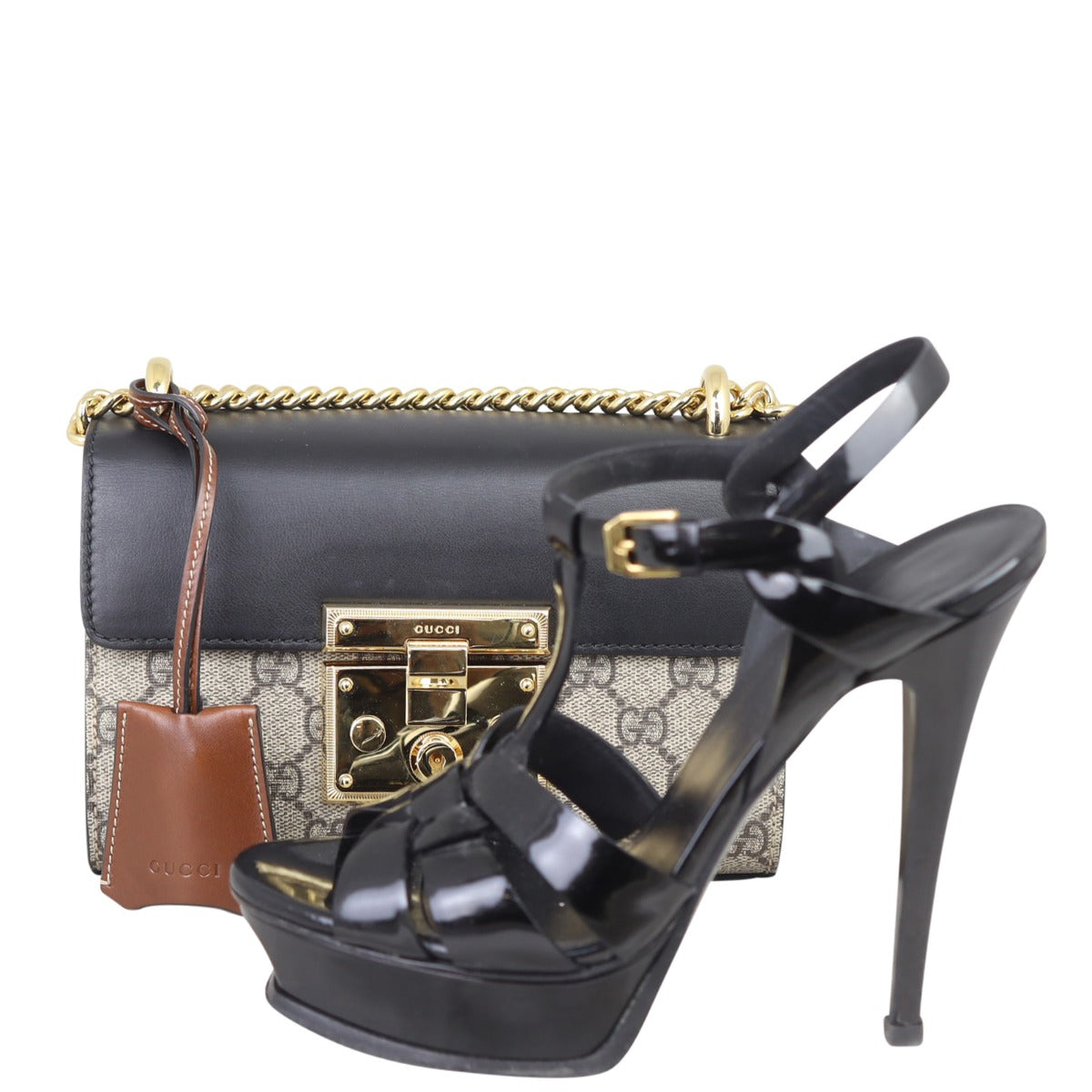 Gucci GG Supreme Padlock Small Shoulder Bag