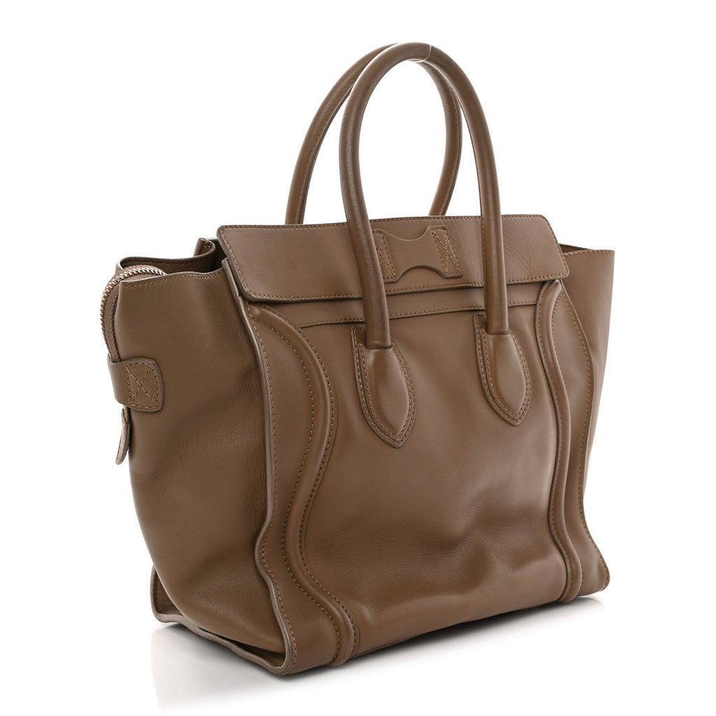 Smooth Calfskin Mini Luggage Camel
