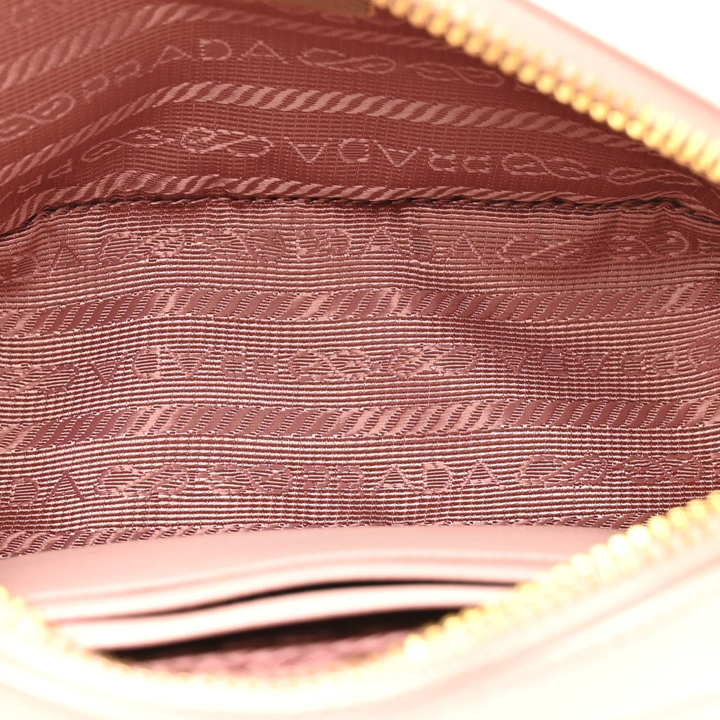 Saffiano Lux Mini Camera Crossbody Bag Orchidea