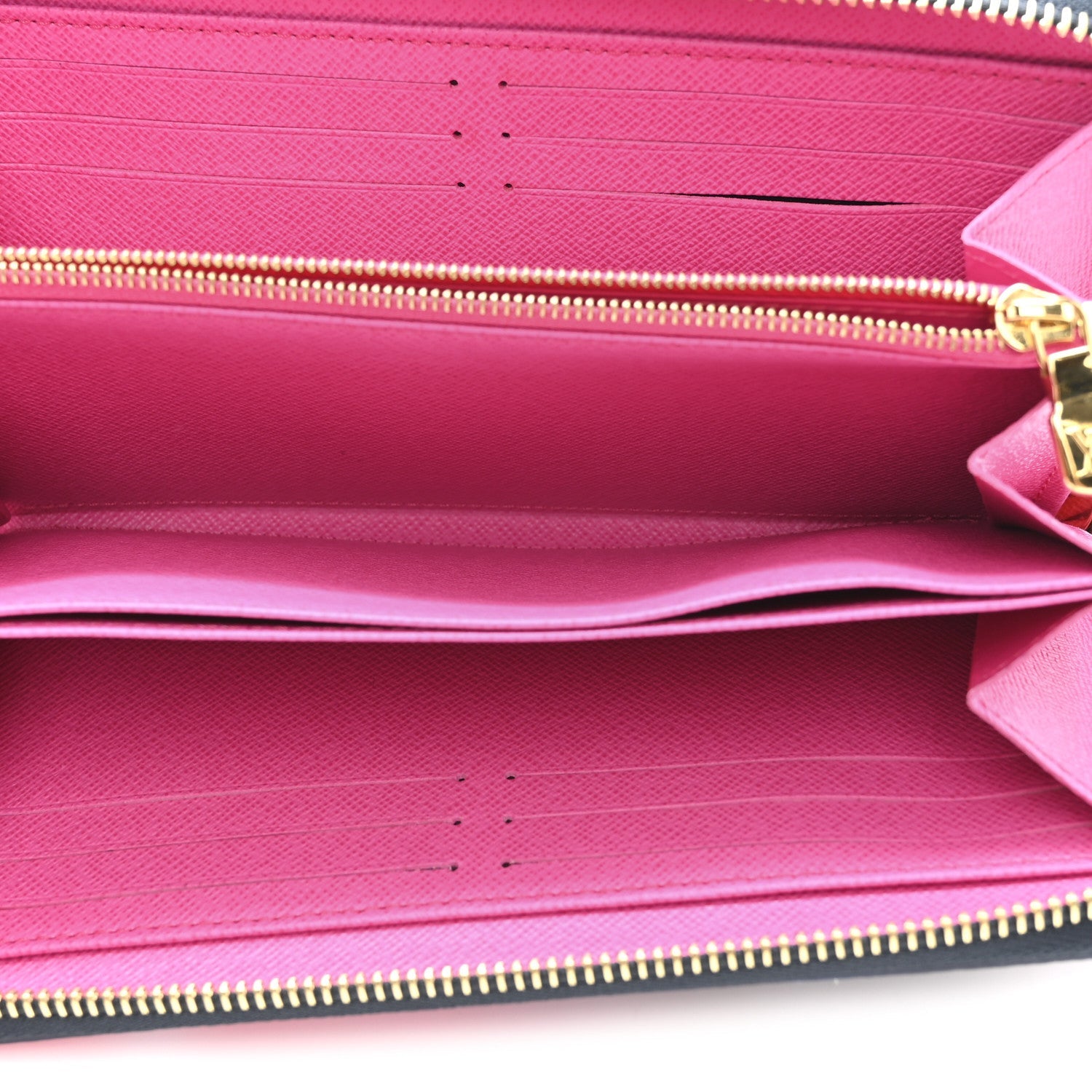Monogram Giant Spring In The City Zippy Wallet Midnight Fuchsia