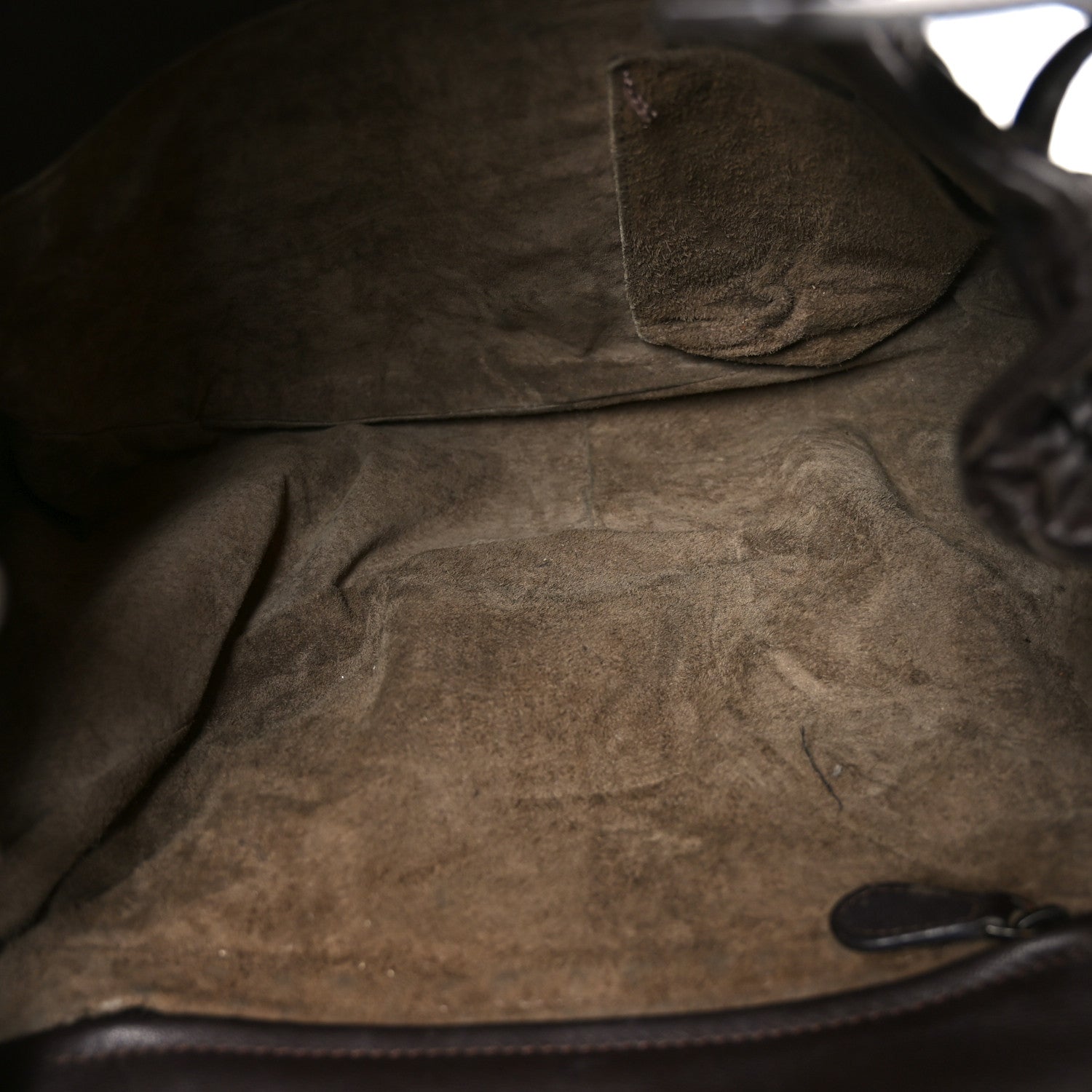 Nappa Intrecciato Messenger Bag Ebano