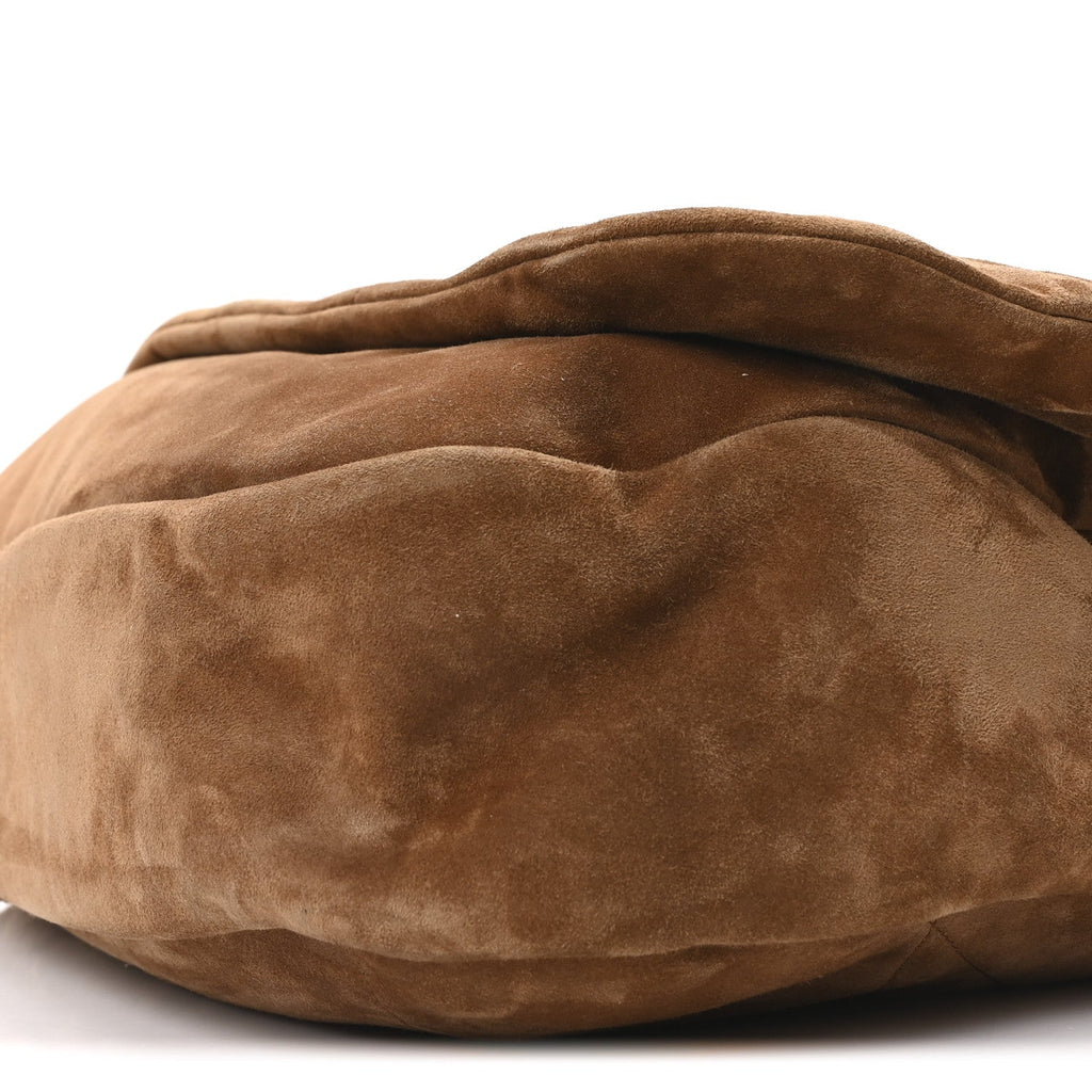Suede Matelasse Monogram Large Jamie 4.3 Snuff