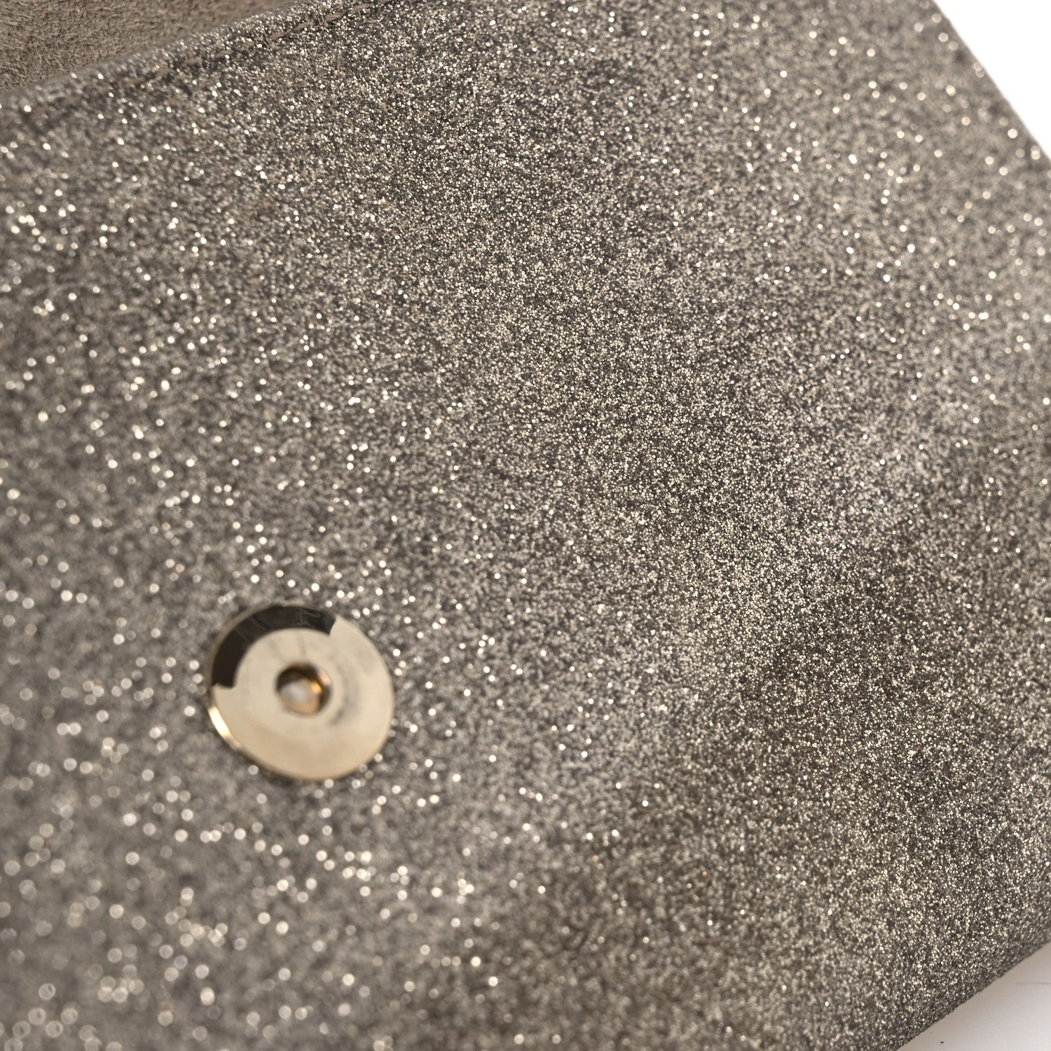 Dusty Glitter Emmie Clutch Platinum Ice