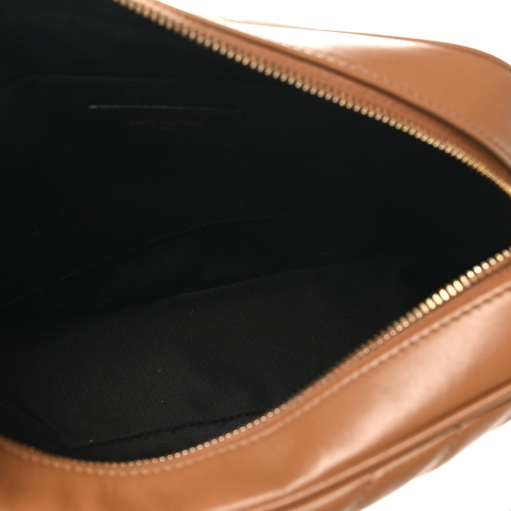 Calfskin Matelasse Monogram Lou Camera Bag Cinnamon