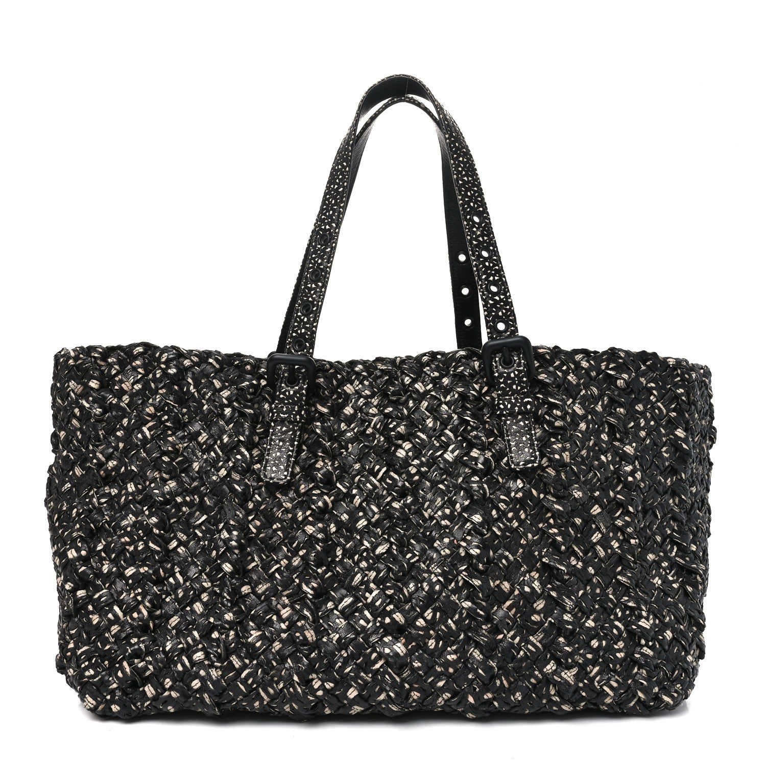 Nappa Nastri Medium Lido Tote Bag Tourmaline