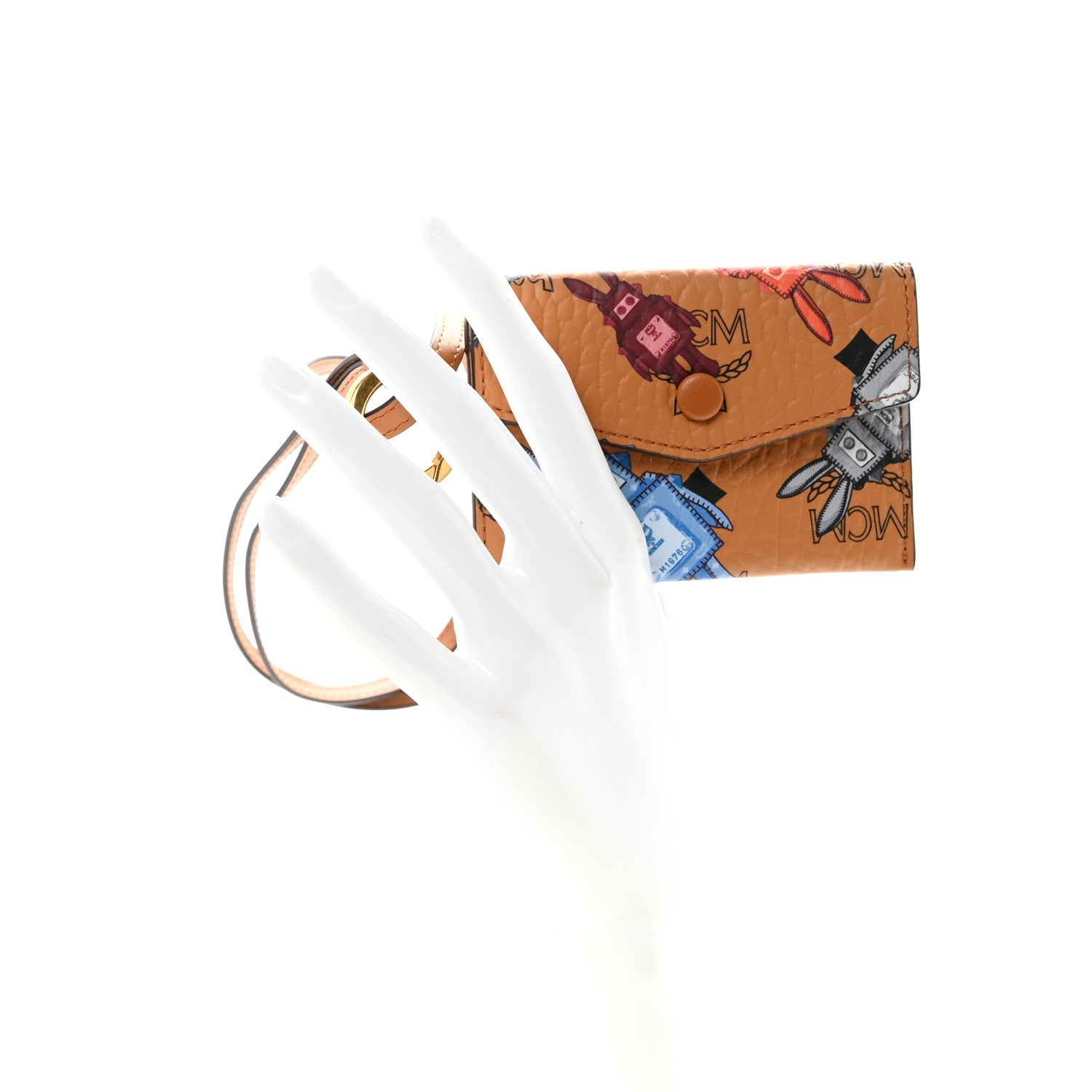 Visetos Rabot Aren Lanyard ID Wallet Cognac