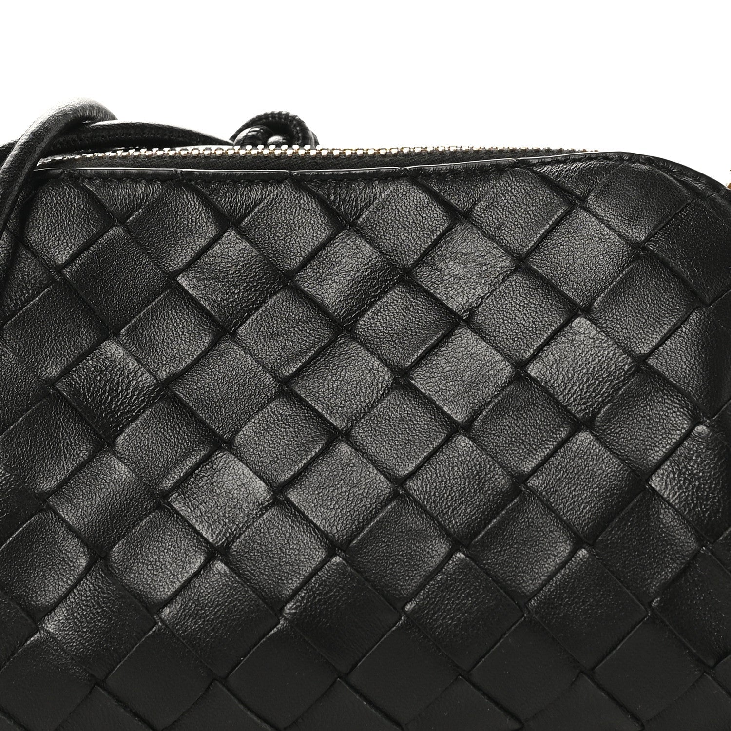 Nappa Intrecciato Concert Pouch Black