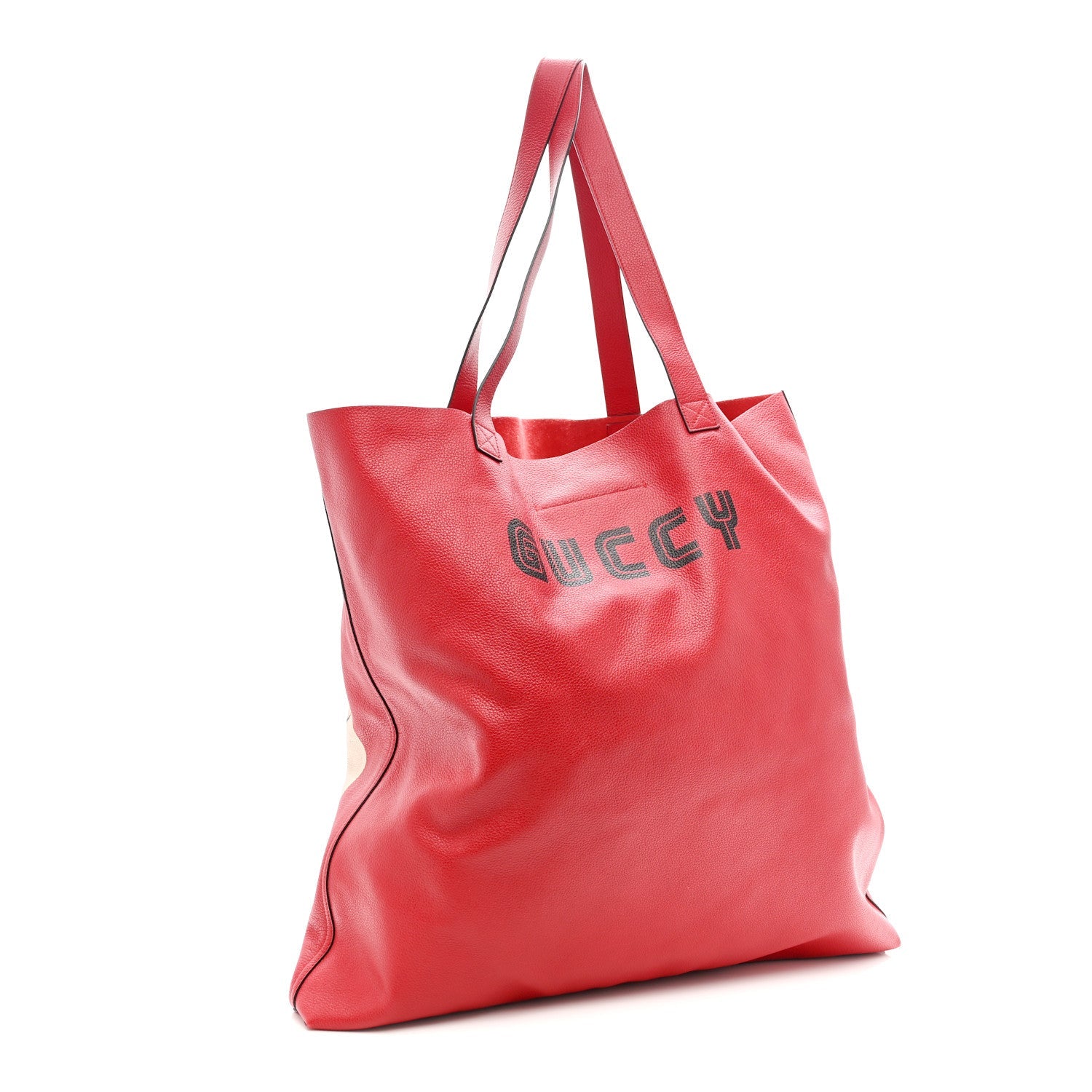 Calfskin Large Elton John Levon-Goodbye Tote Red