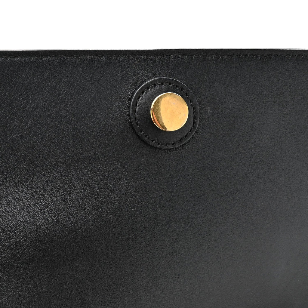 Felt Smooth Calfskin Mini Belt Bag Grey Black