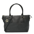 Dollar Calfskin GG Charm Satchel Black