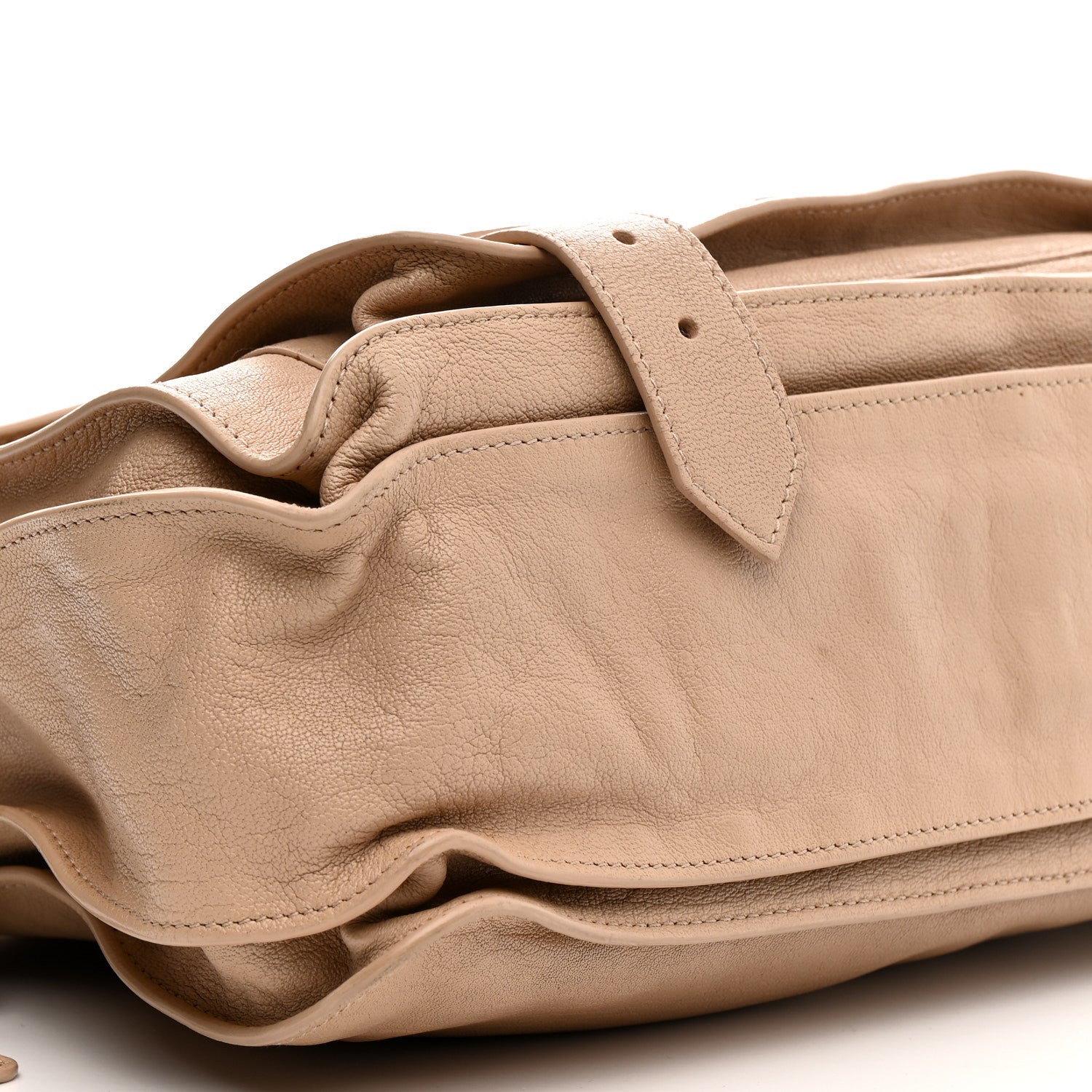 Lambskin Medium PS1 Satchel Nude