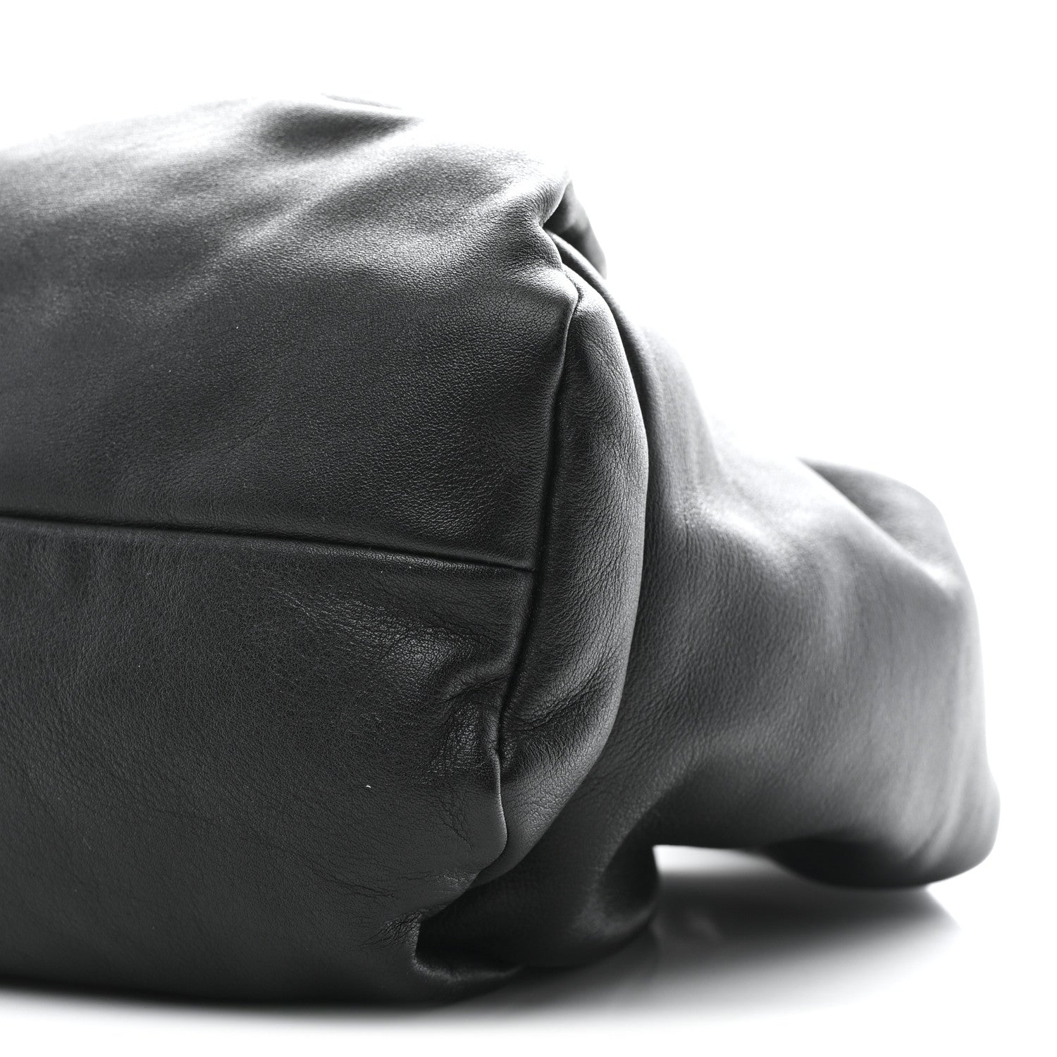 Smooth Butter Calfskin Small The Shoulder Pouch Black