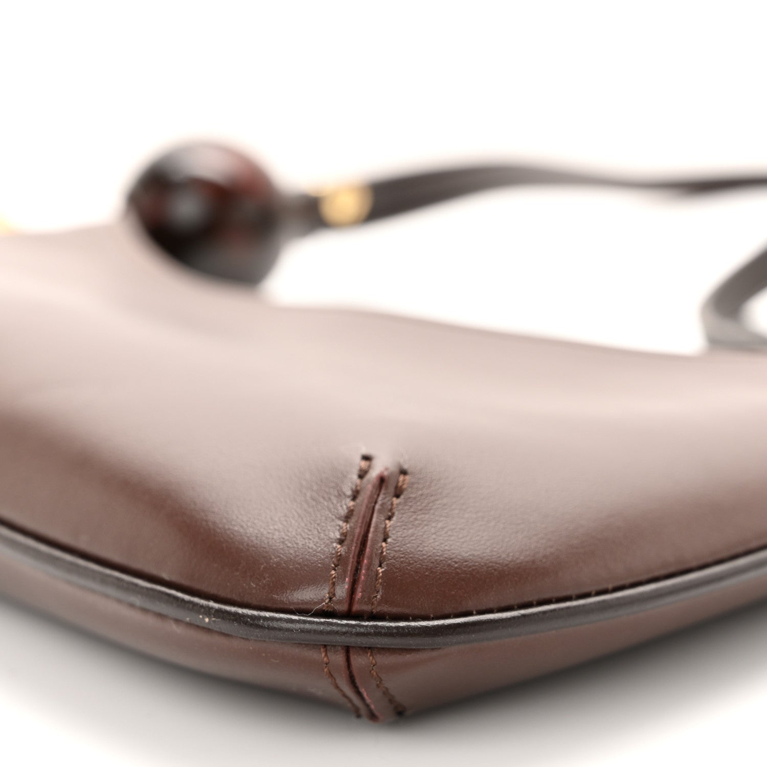 Smooth Calfskin Le Bisou Medium Brown
