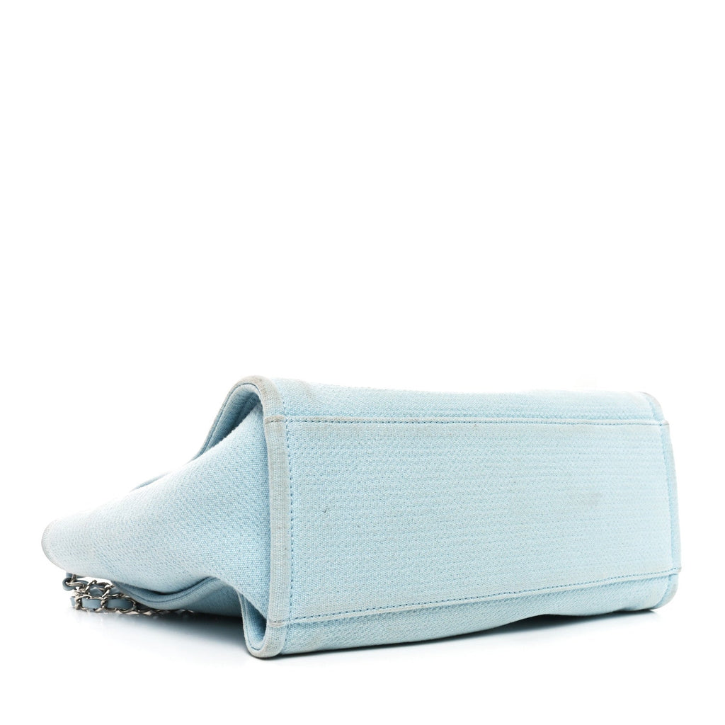 Mixed Fibers Medium Deauville Tote Light Blue