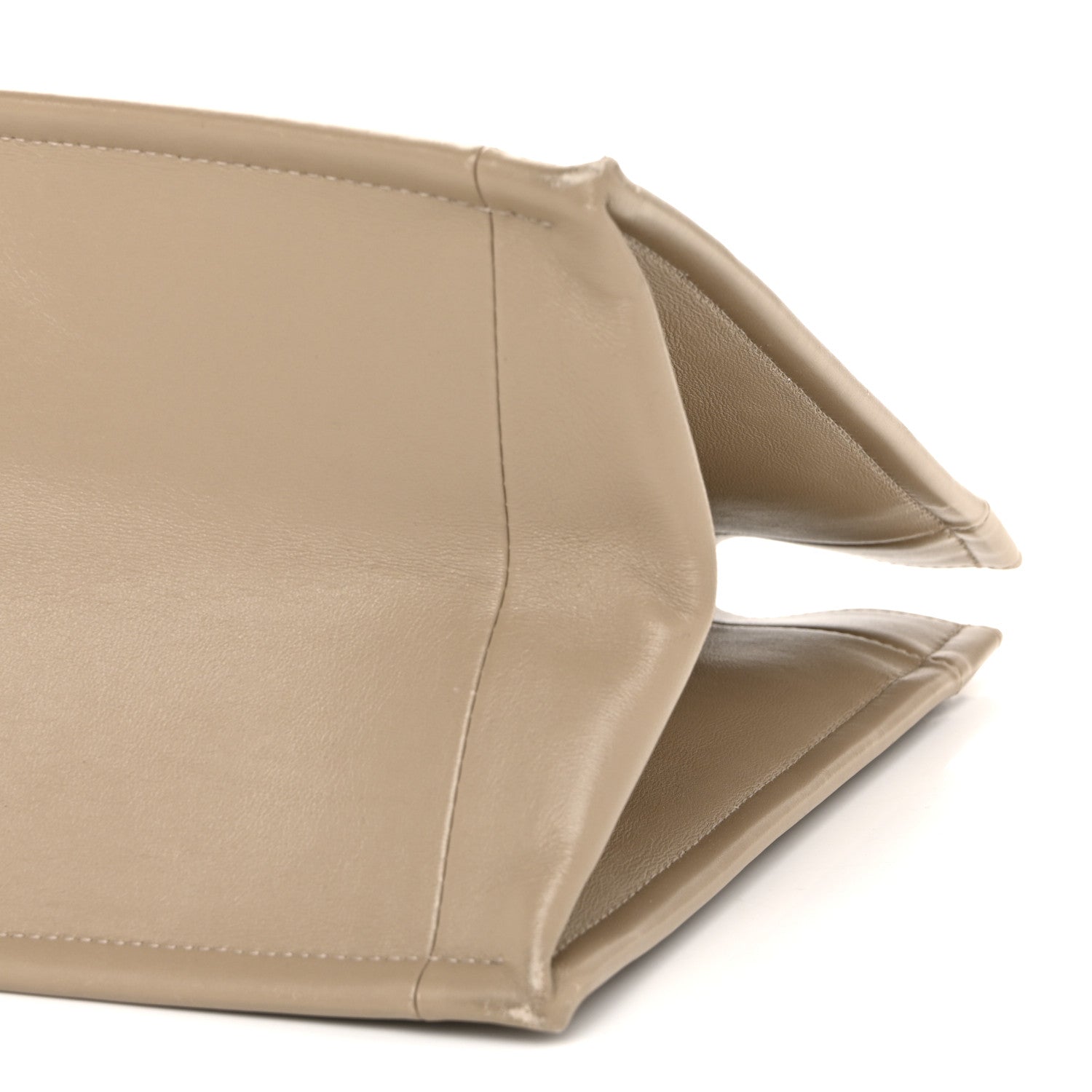 Calfskin Archicannage Medium Essential Tote Beige
