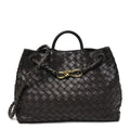 Nappa Intrecciato Medium Andiamo Shoulder Bag Fondant