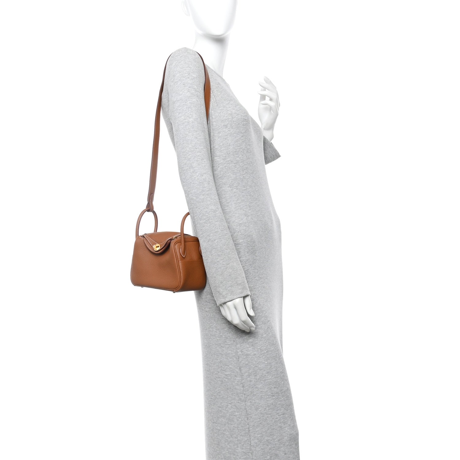Taurillon Clemence Mini Lindy 20 Gold