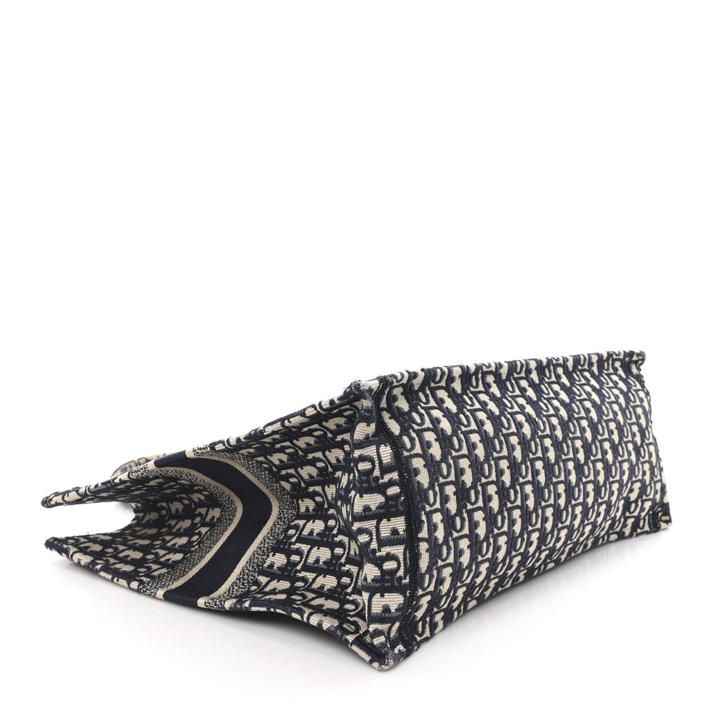 Oblique Large Book Tote Blue Multicolor