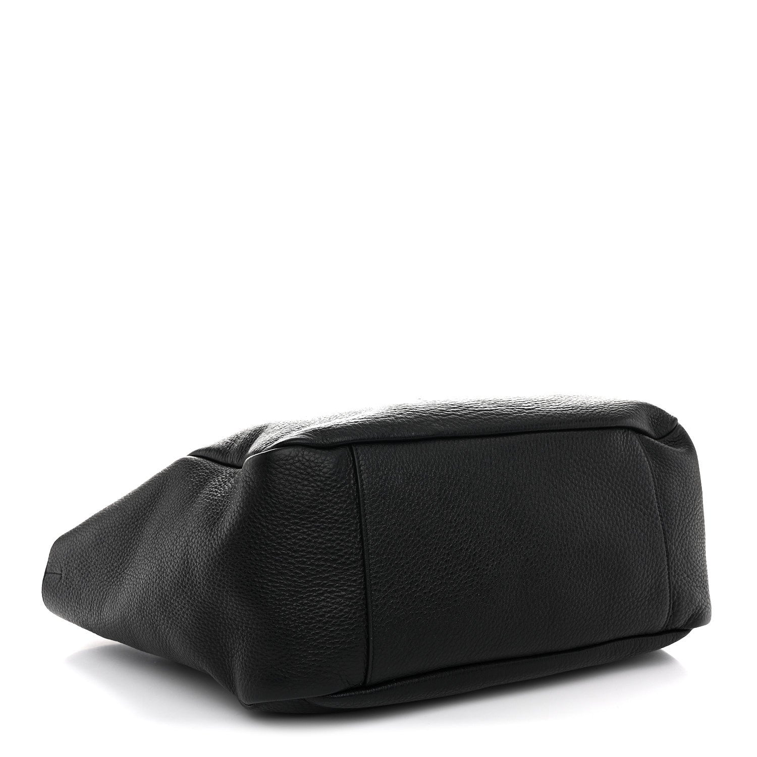 Grained Deerskin Bea Tote Black