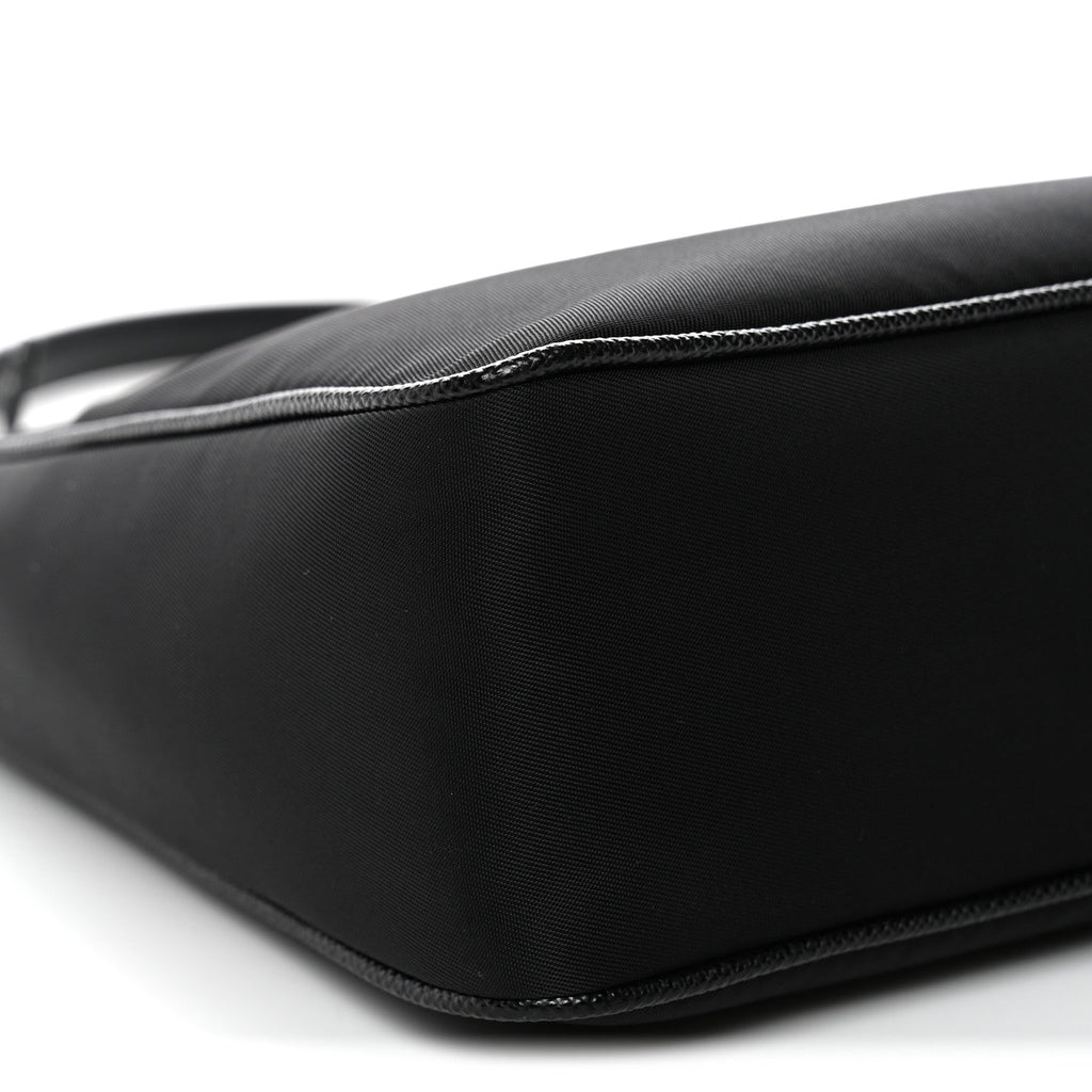 Tessuto Nylon Saffiano Mini Re-Edition 2005 Bag Black