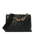 Lambskin Embossed Monogram Coussin MM Black